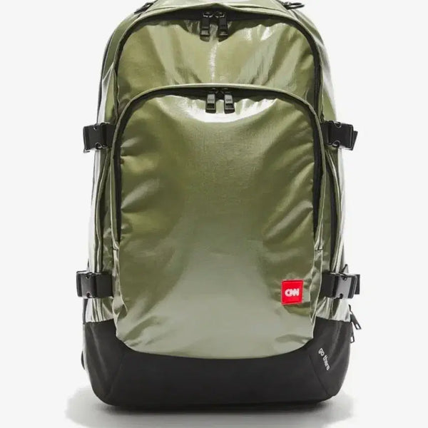 [BUNJANG] CNN Apparel Glossy Backpack Khaki / CNN 어페럴 글로시 백팩 KHAKI