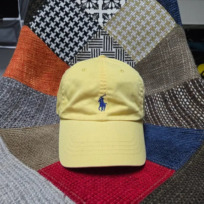 [BUNJANG] Polo Ralph Lauren Old Model Leather Strap Ball Cap Yellow / [OS] 폴로랄프로렌 구형 가죽끈 볼캡 옐로우