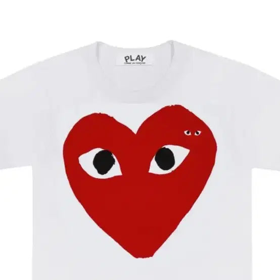[BUNJANG] Comme des Garçons Play Red Heart T-Shirt XS / 꼼데가르송 라지하트 반팔티 Xs