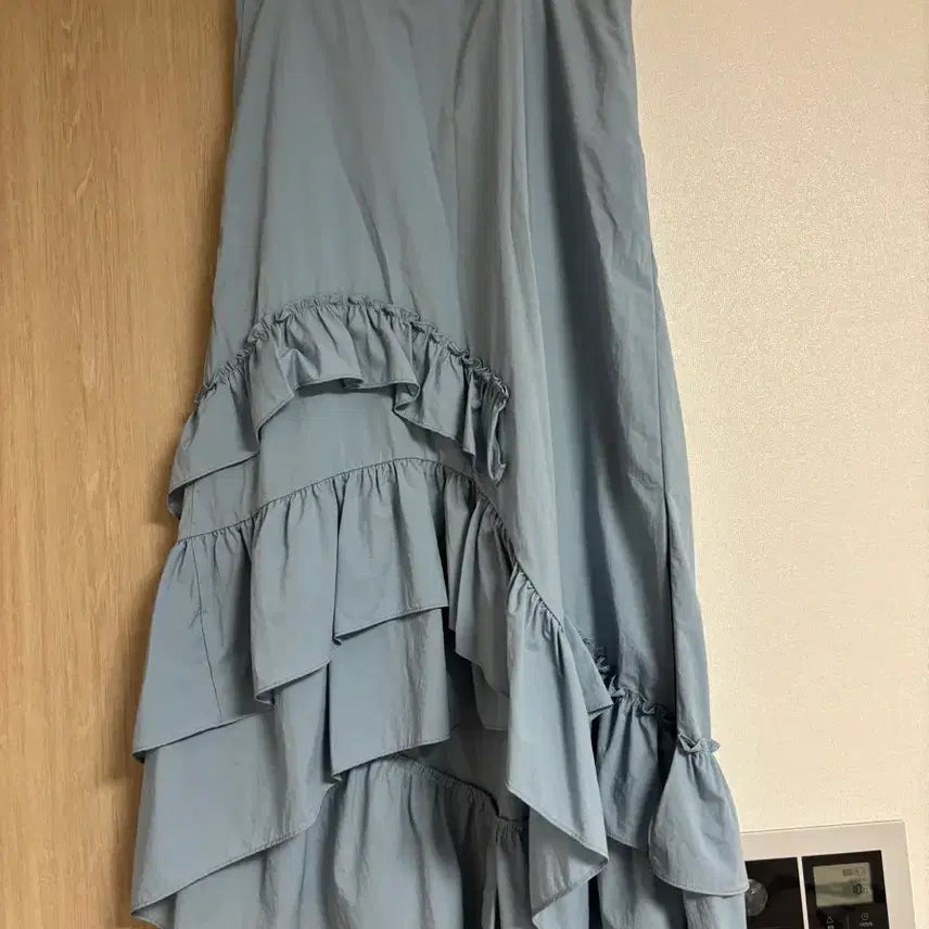 [BUNJANG] Lucky Chouette Ruffle Kkankang Long Skirt Size 38 / 럭키슈에뜨 프릴 캉캉 롱스커트 38