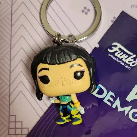[BUNJANG] K-Pop Demon Hunters Joy Funko Pop Keychain / 케데헌 조이 펀코팝 키링-케이팝데몬헌터스 포켓팝 키체인