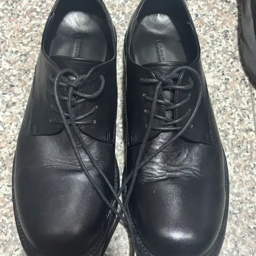 [BUNJANG] Lost Garden Uniform Washed Derby Shoes / 로스트가든 유니폼 워시드 더비 42