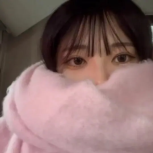 [BUNJANG] Pink Scarf / 분홍목도리