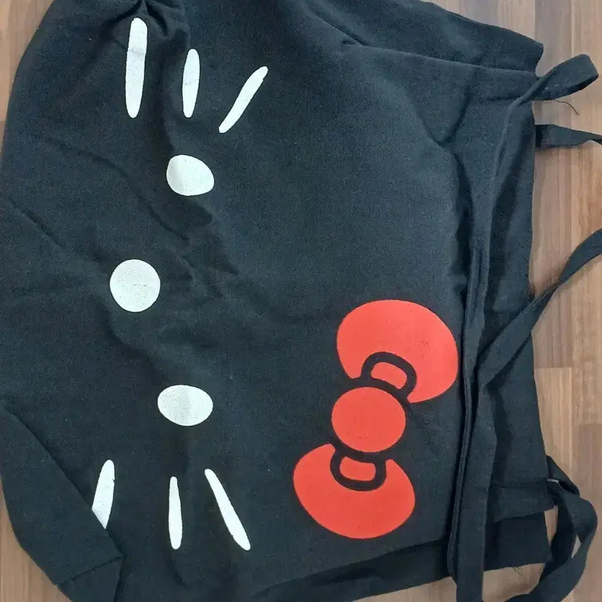 [BUNJANG] Hello Kitty Black Eco Bag / 헬로키티 검정 에코백