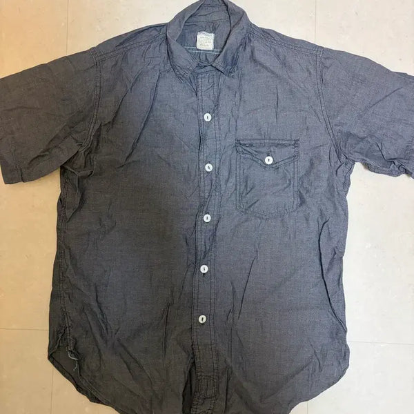 [BUNJANG] Post Overalls Short Sleeve Work Shirt Medium / 포스트 오버롤즈 워크셔츠 판매 m  post overalls