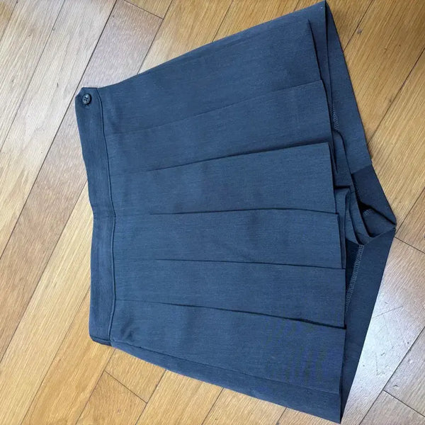 [BUNJANG] Magnum Pleated Mini Pants Skirt / Magnum 플리츠 미니 팬츠 스커트