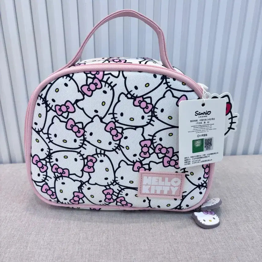 [BUNJANG] Hello Kitty Handle Pouch Pink / 헬로키티 핸들 파우치 핑크