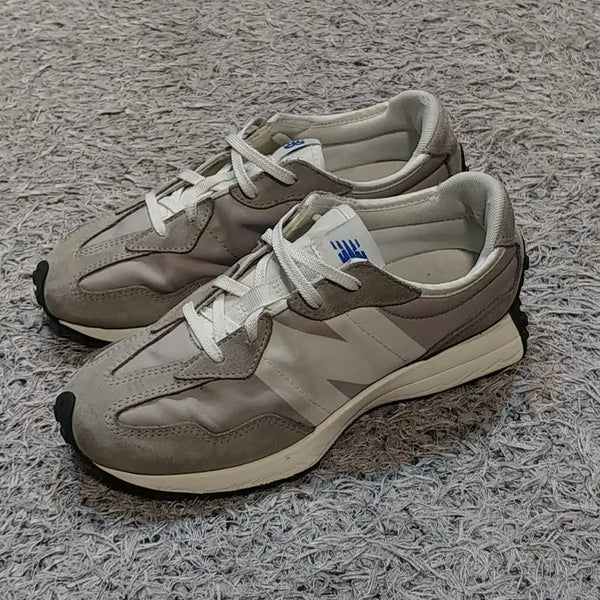 [BUNJANG] New Balance 327 White Grey Sneakers / 뉴발란스 327 화이트그레이 스니커즈