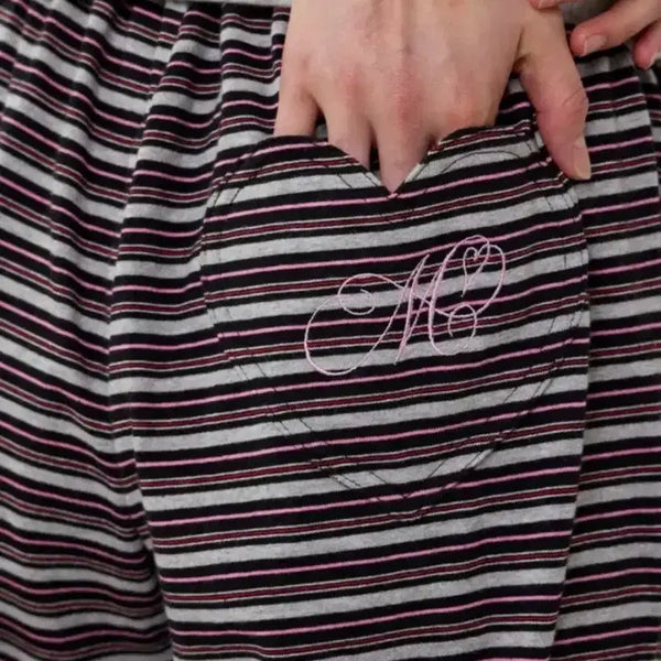 [BUNJANG] Marbling Stripe Pants / 마블링 스트라이프 팬츠