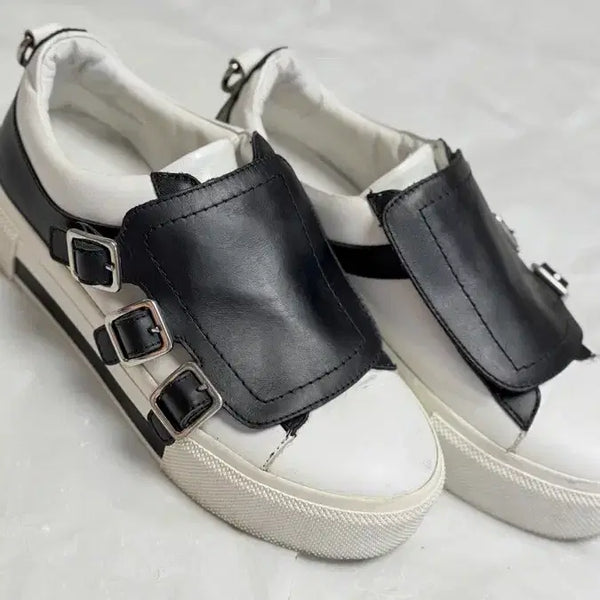 [BUNJANG] Alexander McQueen Multi-Buckle Strap Oversized Sneakers / 알렉산더 맥퀸 멀티 버클 스트랩 오버사이즈 스니커즈 37 정가 125만원