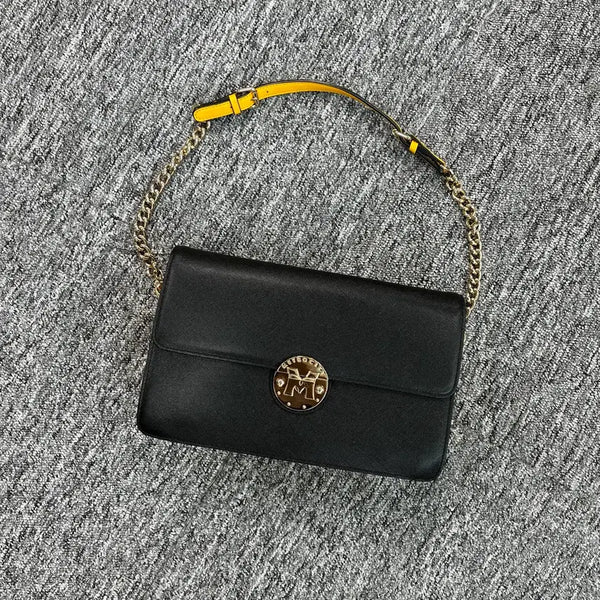 [BUNJANG] Metrociti Black Chain Shoulder Bag / 메트로시티 블랙 체인 숄더백