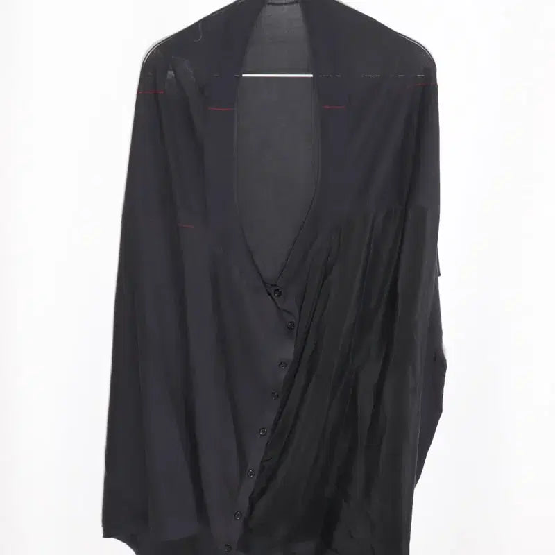 [BUNJANG] A.Friend by A.F. Vandevorst 10SS Draped Cotton Button Cardigan (Size M) / (W)[M] 10SS A.FRIEND 드레이프 코튼 버튼 가디건