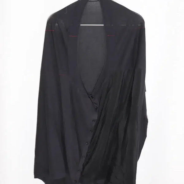 [BUNJANG] A.Friend by A.F. Vandevorst 10SS Draped Cotton Button Cardigan (Size M) / (W)[M] 10SS A.FRIEND 드레이프 코튼 버튼 가디건