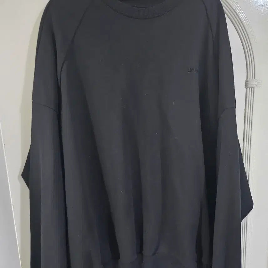 [BUNJANG] Juun.J Black Sweatshirt T-shirt / 준지 블랙 맨투맨 티셔츠