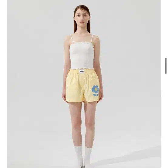 [BUNJANG] Foli Garden Pajama Shorts (SM) / 새상품) foli 폴리 가든 파자마 반바지 (원가 45000)