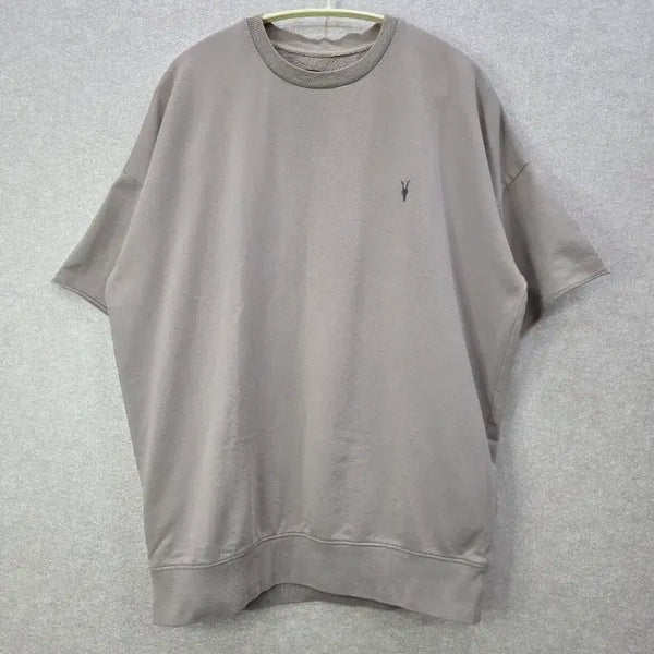 [BUNJANG] AllSaints Mini Ramskull Logo Short Sleeve Sweatshirt / ALLSAINTS 올세인츠 반팔 스웻셔츠