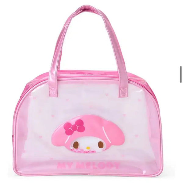[BUNJANG] Sanrio My Melody Clear Boston Bag Beach Bag / 산리오 마이멜로디 클리어 보스턴백 수영가방 비치백