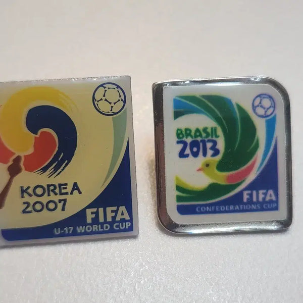 [BUNJANG] 2007 FIFA U-17 World Cup Korea & 2013 FIFA Confederations Cup Brazil Badge Set / FIFA U-17 월드컵 2007 코리아 / FIFA 컨페더레이션스컵 2