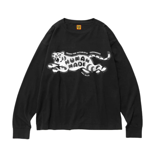 [BUNJANG] Human Made Tiger Long Sleeve Black XL / 휴먼메이드 타이거 롱슬리브 블랙 XL