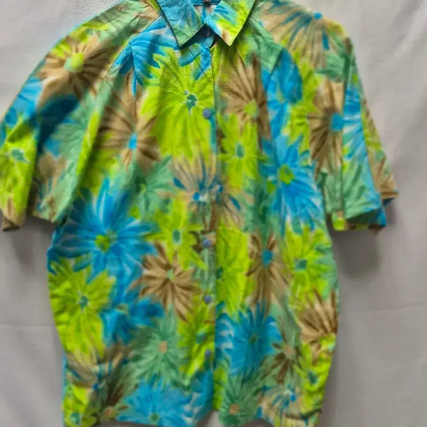 [BUNJANG] NEMO NEW YORK Flower Pattern Short Sleeve Shirt / NEMO NEW YORK 플라워 패턴 반팔 셔츠12