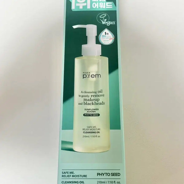 [BUNJANG] Make p:rem Safe Me Relief Moisture Cleansing Oil 210ml / 메이크프렘 세이프 미 릴리프 모이스처 클렌징 오일 210ml