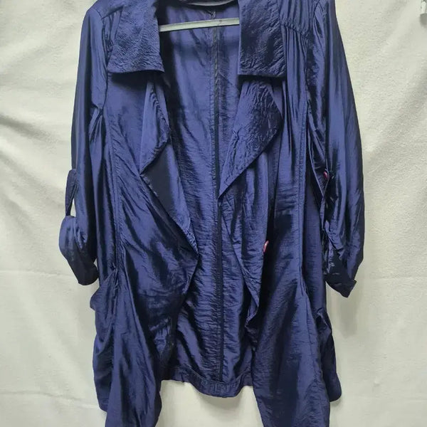 [BUNJANG] Sequin Fashion Jacket Navy M / 패션 스팽글 여성 자켓 네이비  M