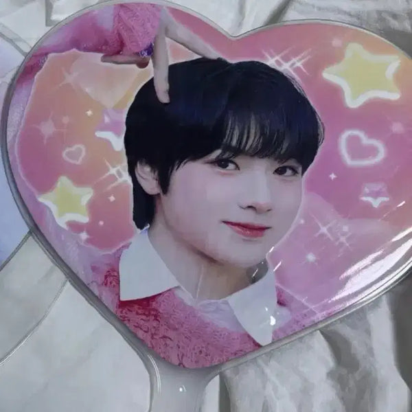 [BUNJANG] NCT WISH Sakuya Lovesome Heart Uchiwa / 엔시티위시 사쿠야 데뷔초 Lovesome 님 하트 우치와