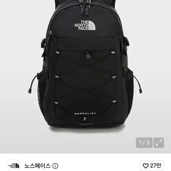 [BUNJANG] The North Face Borealis Backpack Black / 노스페이스 블랙 백팩 보레알리스 품절