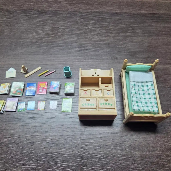[BUNJANG] Sylvanian Families Children's Room Playset (Incomplete) / 실바니안 어린이방