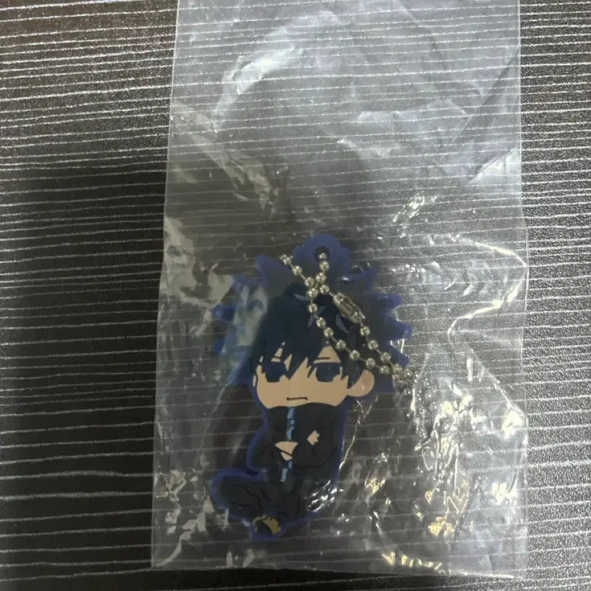 [BUNJANG] Jujutsu Kaisen Megumi Fushiguro Rubber Strap Keychain / 주술회전) 후시구로 메구미 러버 키링 고무 스트랩