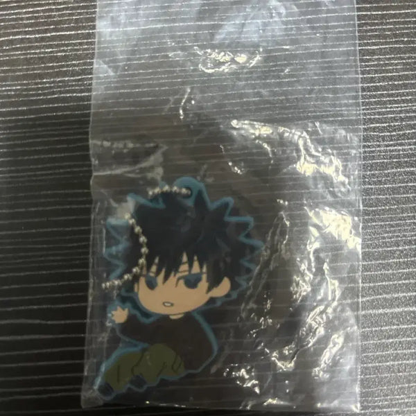 [BUNJANG] Jujutsu Kaisen Megumi Fushiguro Rubber Strap Keychain / 주술회전) 후시구로 메구미 러버 키링 고무 스트랩