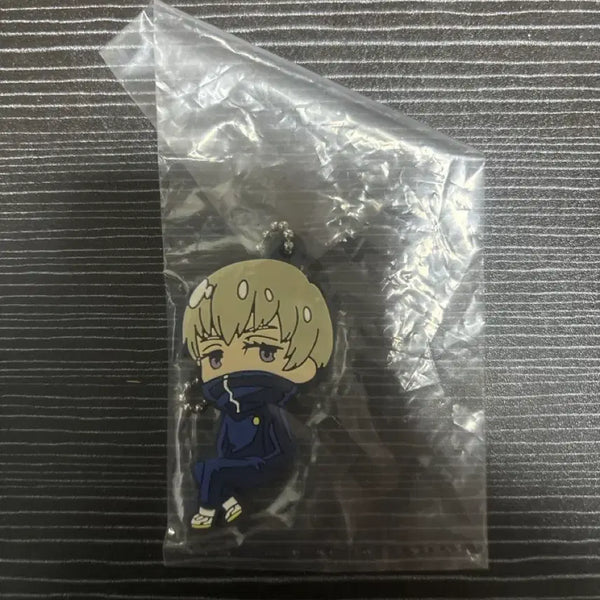 [BUNJANG] Jujutsu Kaisen Toge Inumaki Rubber Strap Keychain / 주술회전) 이누마키 토게 러버 키링 고무 스트랩