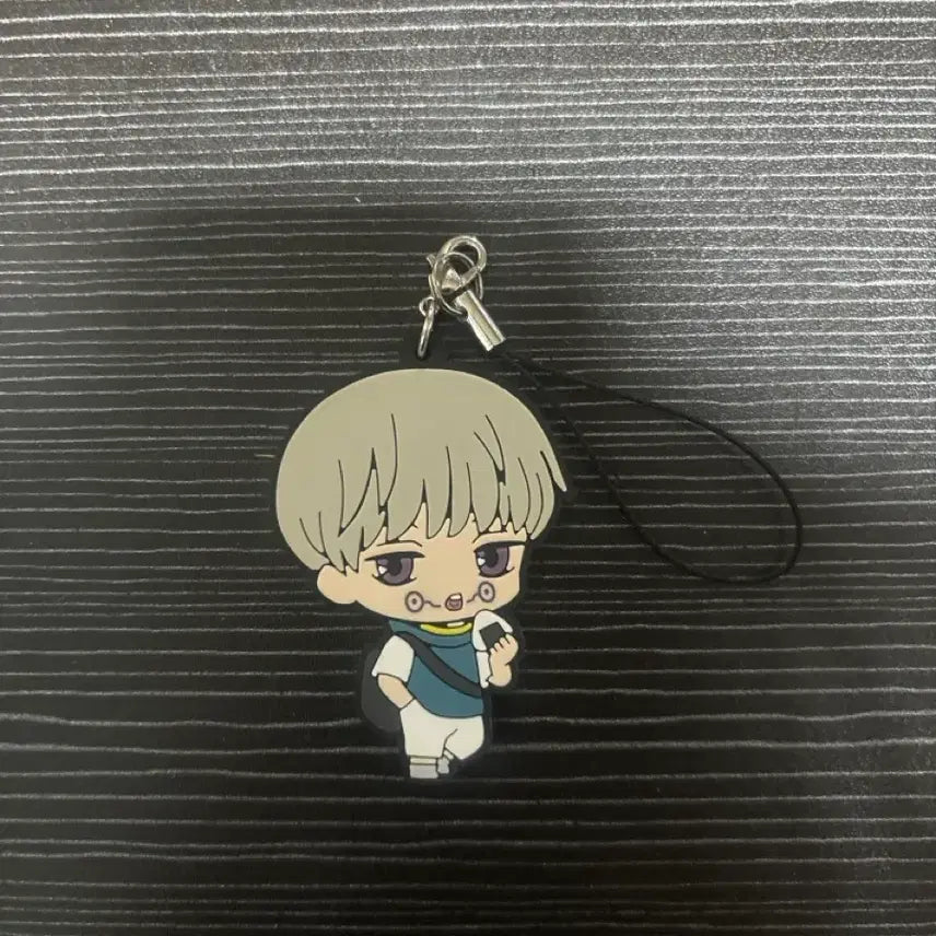 [BUNJANG] Jujutsu Kaisen Toge Inumaki Rubber Strap Keychain / 주술회전) 이누마키 토게 러버 키링 고무 스트랩
