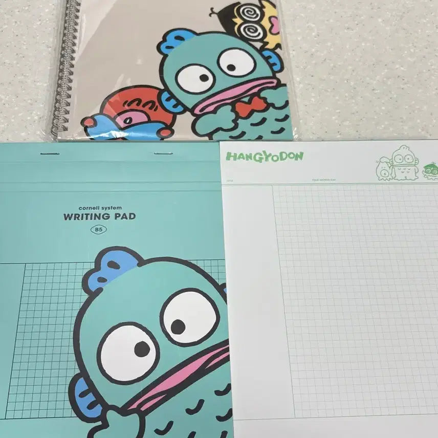 [BUNJANG] Motmote Hangyodong Spring Notebook, Writing Pad, Notepad Set / 모트모트 한교동 스프링북, 라이팅패드, 노트패드 세트