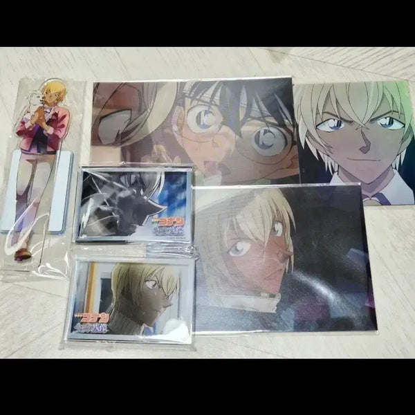 [BUNJANG] Detective Conan Amuro Tooru Furuya Rei Acrylic Stand & Postcard Set / 명탐정코난 아무로 토오루 안기준 후루야 레이 아크릴 스탠드 엽서