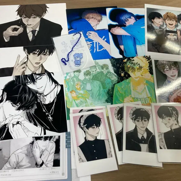 [BUNJANG] Garbage Time Sio Postcard, Photocard, Keyring Bundle Set / 가비지타임 시오님 엽서 포카 키링 일괄 양도