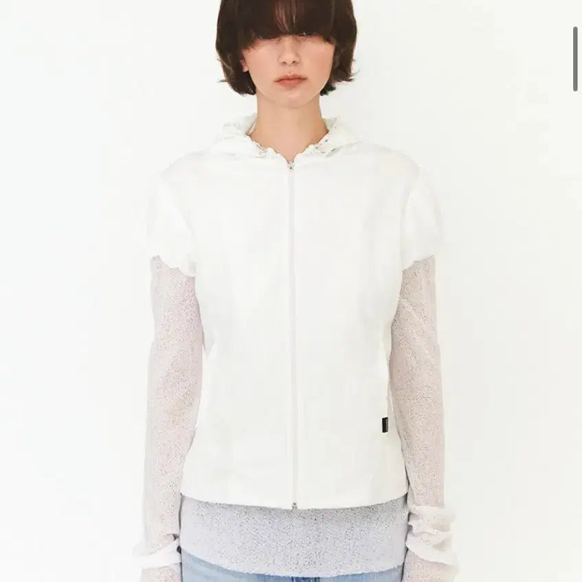 [BUNJANG] DIAGONAL Wrinkle Nylon Zip-Up Hoodie (New) / 다이애그널 DIAGONAL 링클 나일론 집업 (새상품)