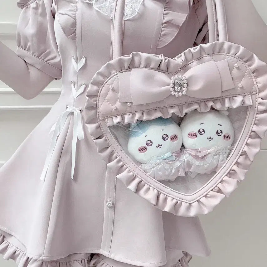 [BUNJANG] Fault Angel Heart Ita Bag / 폴트 엔젤 하트 이타백 가방 양산형 지뢰계 서브컬쳐