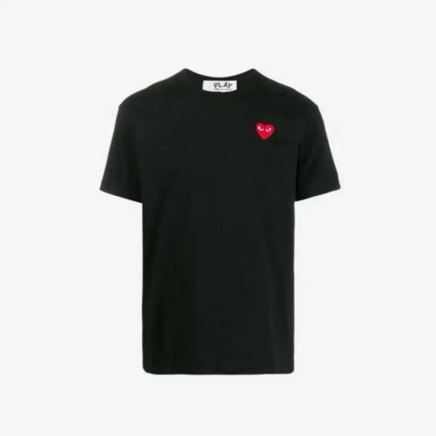 [BUNJANG] Comme des Garçons PLAY Black T-Shirt / 꼼데가르송 플레이 반팔티 블랙