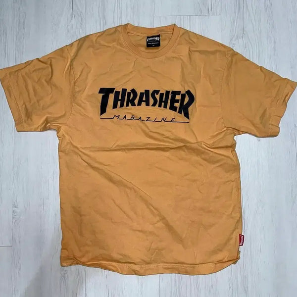[BUNJANG] Threshers Yellow Mustard T-Shirt Size M / 트레셔 옐로우 머스타드컬러 티셔츠 m사이즈 판매합니다