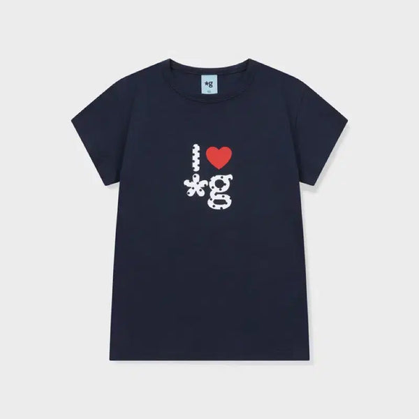 [BUNJANG] Grundens Dot Logo T-Shirt (Navy) / 글런든 grunden 도트 로고 티셔츠 (navy)