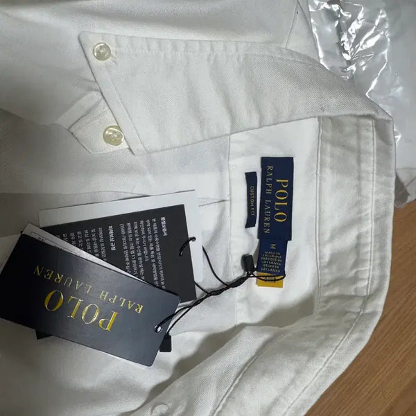 [BUNJANG] Polo Ralph Lauren Oxford Classic Fit White Shirt - Size M (New) / 폴로랄프로렌 / 옥스포드 클래식핏 화이트셔츠 / M 사이즈 새제품 팝니다