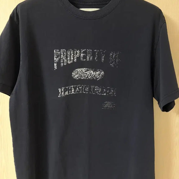 [BUNJANG] Tonywack Short Sleeve T-Shirt Navy XL / 토니웩 반팔 티서츠 XL 네이비