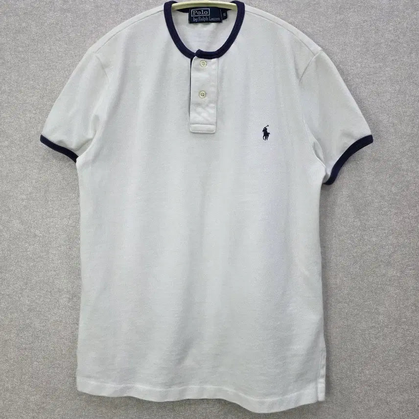 [BUNJANG] Polo Ralph Lauren Henry Neck Short Sleeve T-Shirt / 폴로 랄프로렌 헨리넥 반팔 티셔츠 Polo Ralph Lauren