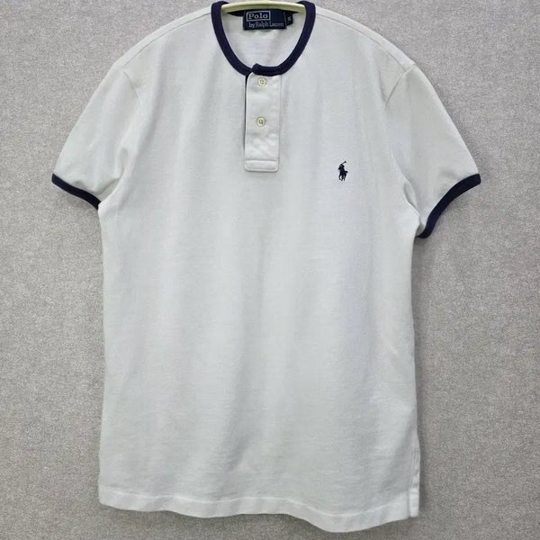 [BUNJANG] Polo Ralph Lauren Henry Neck Short Sleeve T-Shirt / 폴로 랄프로렌 헨리넥 반팔 티셔츠 Polo Ralph Lauren