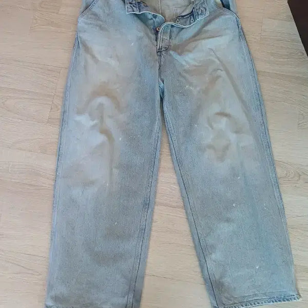 [BUNJANG] RUECOMDE Bleach Denim Pants Size 3 / 뤡코즈 블리치 데님 3사이즈