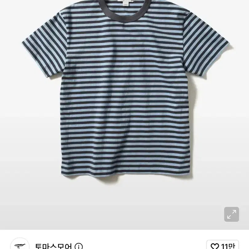 [BUNJANG] Thomasmore Chico Stripe T-Shirt Blue / XL) 토마스모어 치코 스트라이프 티 블루