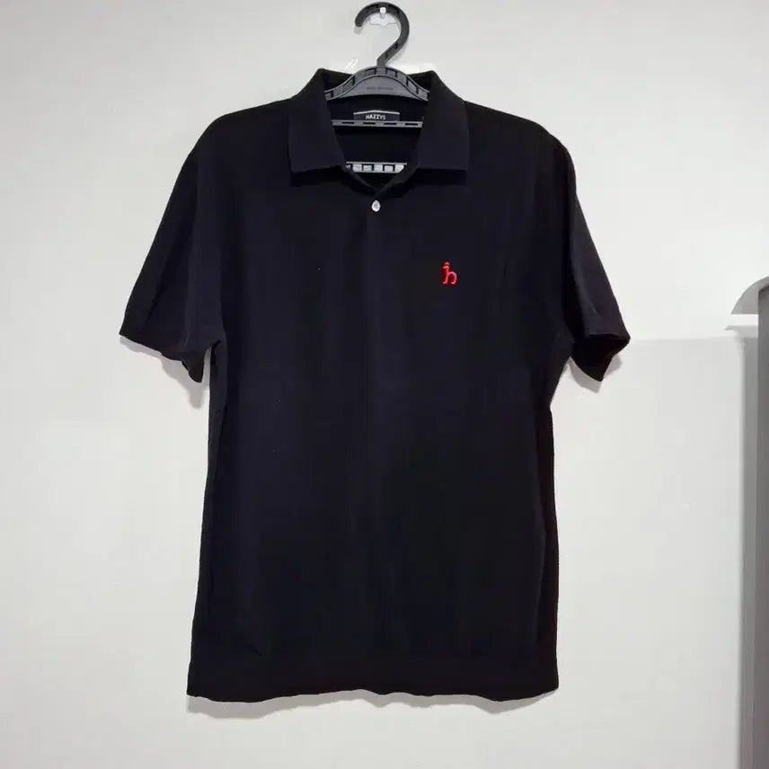 [BUNJANG] HAZZYS Men's Short Sleeve Polo Shirt Black S / HAZZYS 헤지스 남성 반팔 카라티 검정 s