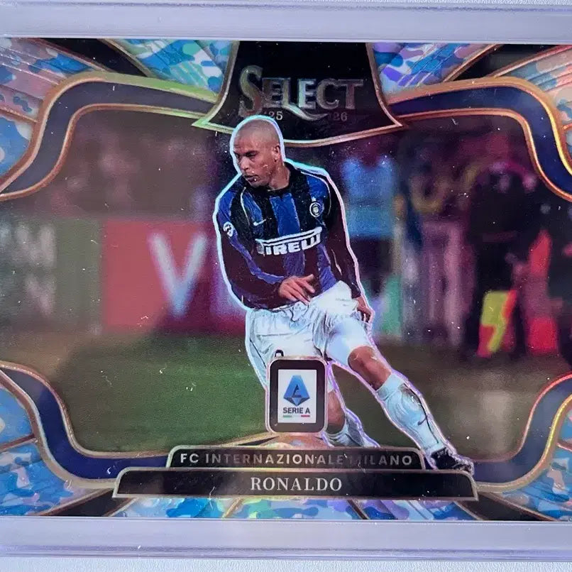 [BUNJANG] 2025-26 Panini Select Serie A Ronaldo Blue Camo Parallel #2/49 Card / 2025-26 파니니 셀렉트 세리에A 호나우두 블루 한정번호 2/49