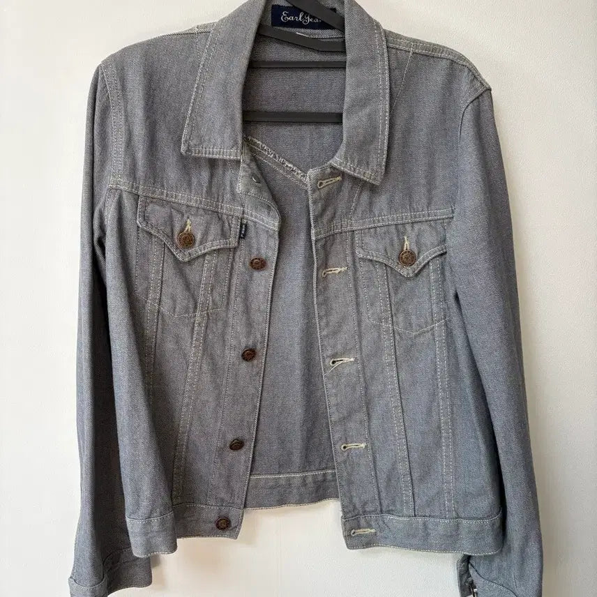 [BUNJANG] Vintage Grey Denim Jacket (S) / 빈티지 청자켓 그레이(S)